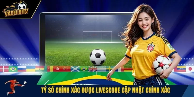 Tỷ số chính xác được livescore cập nhật chính xác